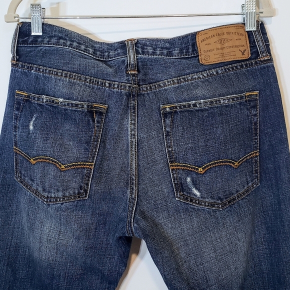 American Eagle Outfitters Original Straight Distressed REAL SIZE 30X28.5… - Picture 11 of 15